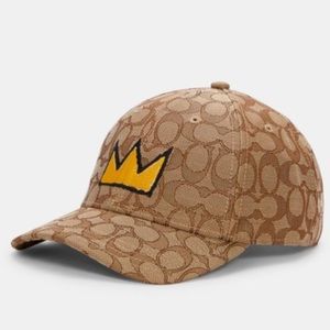 Coach Khaki X Jean-Michel Basquiat Signature Cap